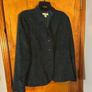 Coldwater Creak. 
I Women's dark blueTextured Blazer